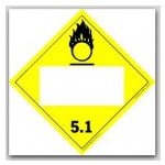 DOT 4 Digit Placards - Class 5