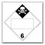 DOT 4 Digit Placards - Class 6