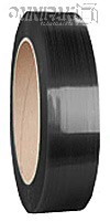 1/2" Black 600lb Polyester Strapping. 16x3 - 3600'/cl.x2