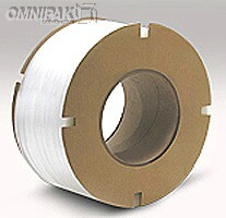 1/2" White 350lb Poly Strapping. 8x8" - 9900'/cl