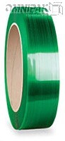 5/8" Green 1400lb Polyester Strapping. 16x6 x 4000ft