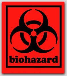 1-3/4"x2" Labels Biohazard 500/rl
