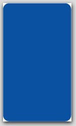 3x5" Blue Rectangle Labels 500/rl