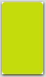 2-1/2x4" Flourescent Green Rectangle Labels 500/rl