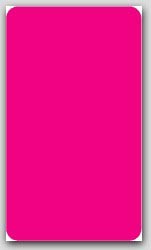 2-1/2x4" Flourescent Pink Rectangle Labels 500/rl