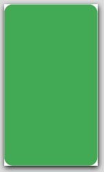 2-1/2x4" Green Rectangle Labels 500/rl