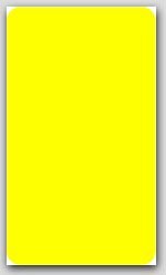 2-1/2x4" Yellow Rectangle Labels 500/rl