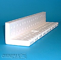 35-1/4x2-1/2x1-3/4" - FEP21 Foam Edge Protectors (Molded Polystyrene) - 100/Carton