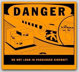 4-1/2x4-3/4" Do Not Load In Passenger Aircraft Paper Labels 500/rl