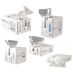 8x4x18" 1.2mil LLDPE Food Grade Poly Bags 1000/cs 8-Quart