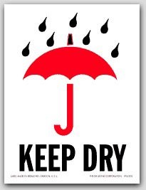 4x6" International Labels Keep Dry 500/rl