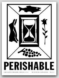 4x6" International Labels Perishable 500/rl