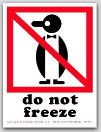 4x6" International Labels Do Not Freeze 500/rl