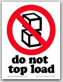 4x6" International Labels Do Not Top Load 500/rl