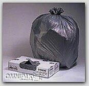 33x39" 1.3-mil Gray LDPE Trash Bags Bulk Pack 100/cs