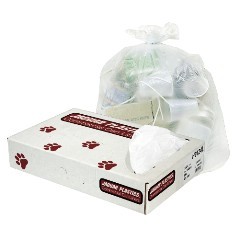 38x60" 60gl 22mic High Density Trash Can Liners 150/cs
