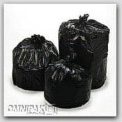 43x47" 56gl 2.0mil Black Trash Can Liners 100/cs