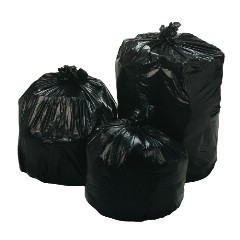 43x47" 56gl 1.5mil Black Trash Can Liners 100/cs