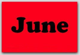2x3" June Rectangle Labels 500/rl