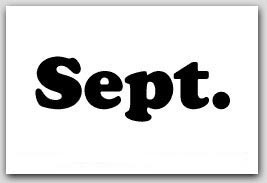 2x3" September Rectangle Labels 500/rl