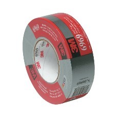 2"x60yd 3M Polyethylene-Coated Cloth Duct Tape Silver