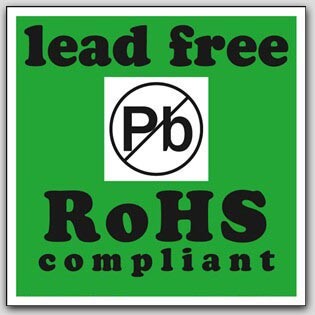 4x4" Lead Free RoHS Compliant Paper Labels 500/rl