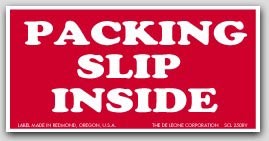 2x4" Packing List Inside Labels 500/rl