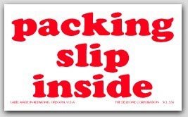 3x5" Packing List Inside Labels 500/rl