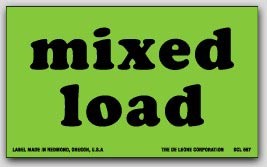 3x5" Mixed Load Shipping Labels 500/rl