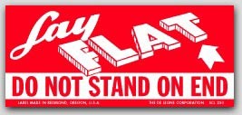 2x4-1/2" Lay Flat Labels 500/rl
