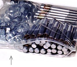 6x6" 3mil Slide Seal Bags 250/CS