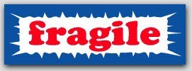 1x3" Fragile Labels 500/rl