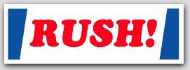 1x3" Rush Labels 500/rl