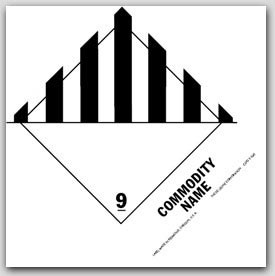 Environmentally hazardous Substances, Liquid n.o.s. UN3082 5x4" Paper Labels 500/rl