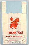 10x6x20" Printed Thank You T-Shirt Bags 2000/cs