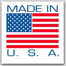 1x1" Made In The USA Labels 1000/rl