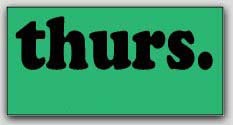 1-1/2x3" Thursday Rectangle Labels 500/rl