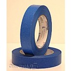 1"x60yd Blue Painters Masking Tape - 36rl/cs