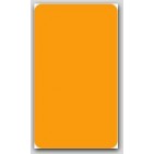 3x5" Flourescent Orange Rectangle Labels 500/rl