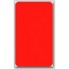 3x5" Flourescent Red Rectangle Labels 500/rl