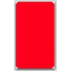3x5" Red Rectangle Labels 500/rl