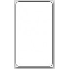 2-1/2x4" White Rectangle Labels 500/rl