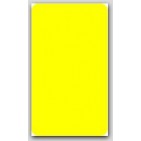 2-1/2x4" Yellow Rectangle Labels 500/rl