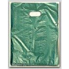 12x15" Dark Green HDPE Merchandise Bags 1000/cs