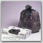 24x23" .35-mil Trash Bags Black Bulk Pack 500/cs