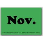 2x3" November Rectangle Labels 500/rl