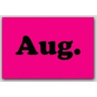 2x3" August Rectangle Labels 500/rl