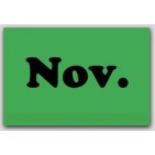 2x5" November Rectangle Labels 500/rl