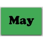 2x5" May Rectangle Labels 500/rl