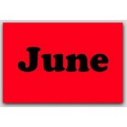 2x5" June Rectangle Labels 500/rl